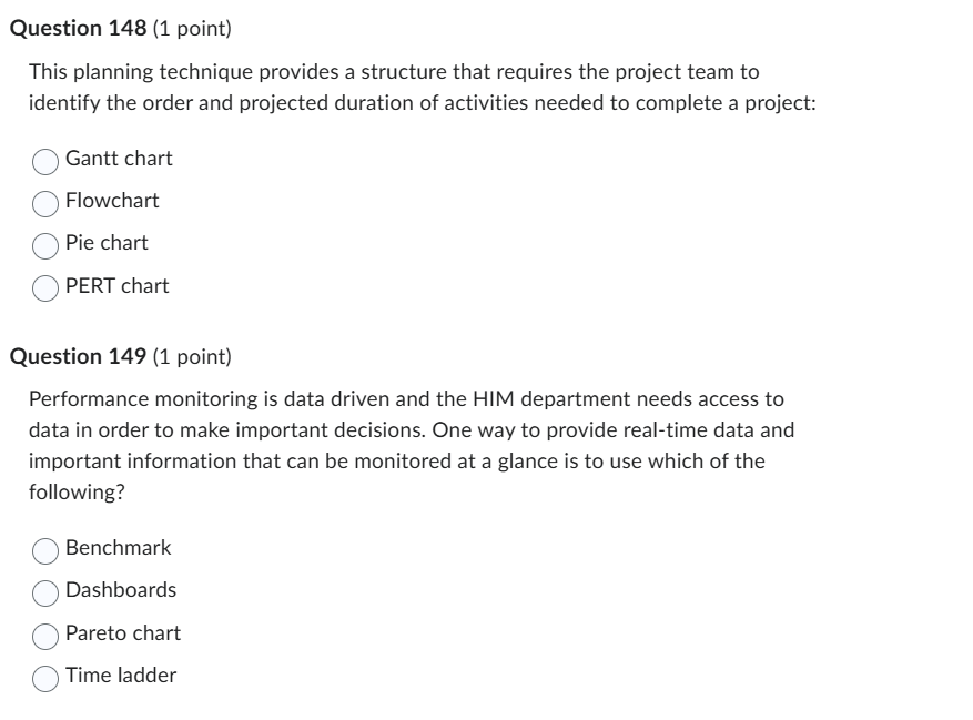 solve Question 148 (1 point) This planning