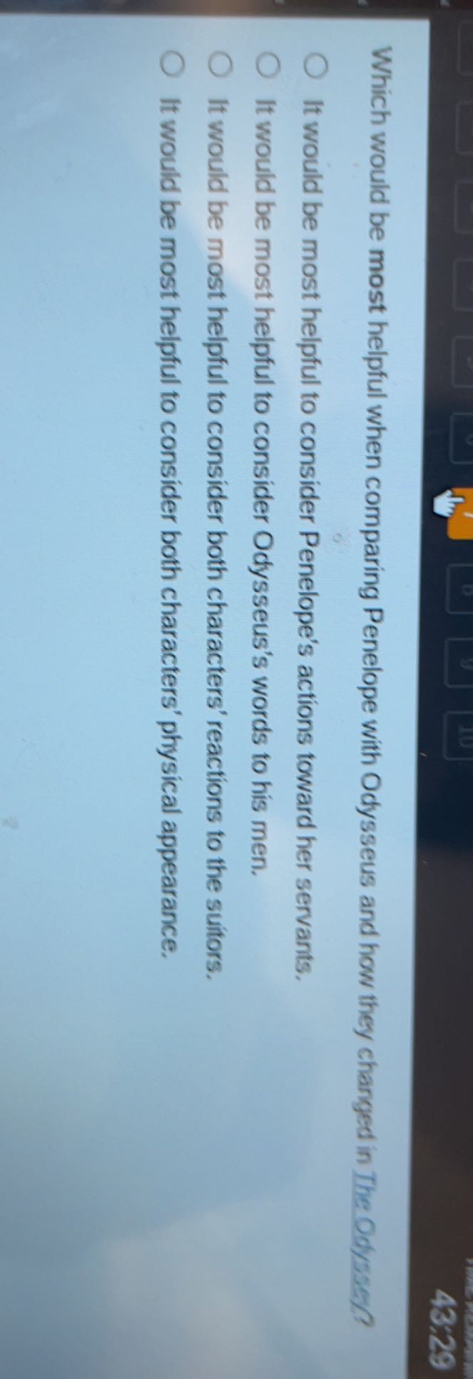 43:29 Which would be most helpful when comparing