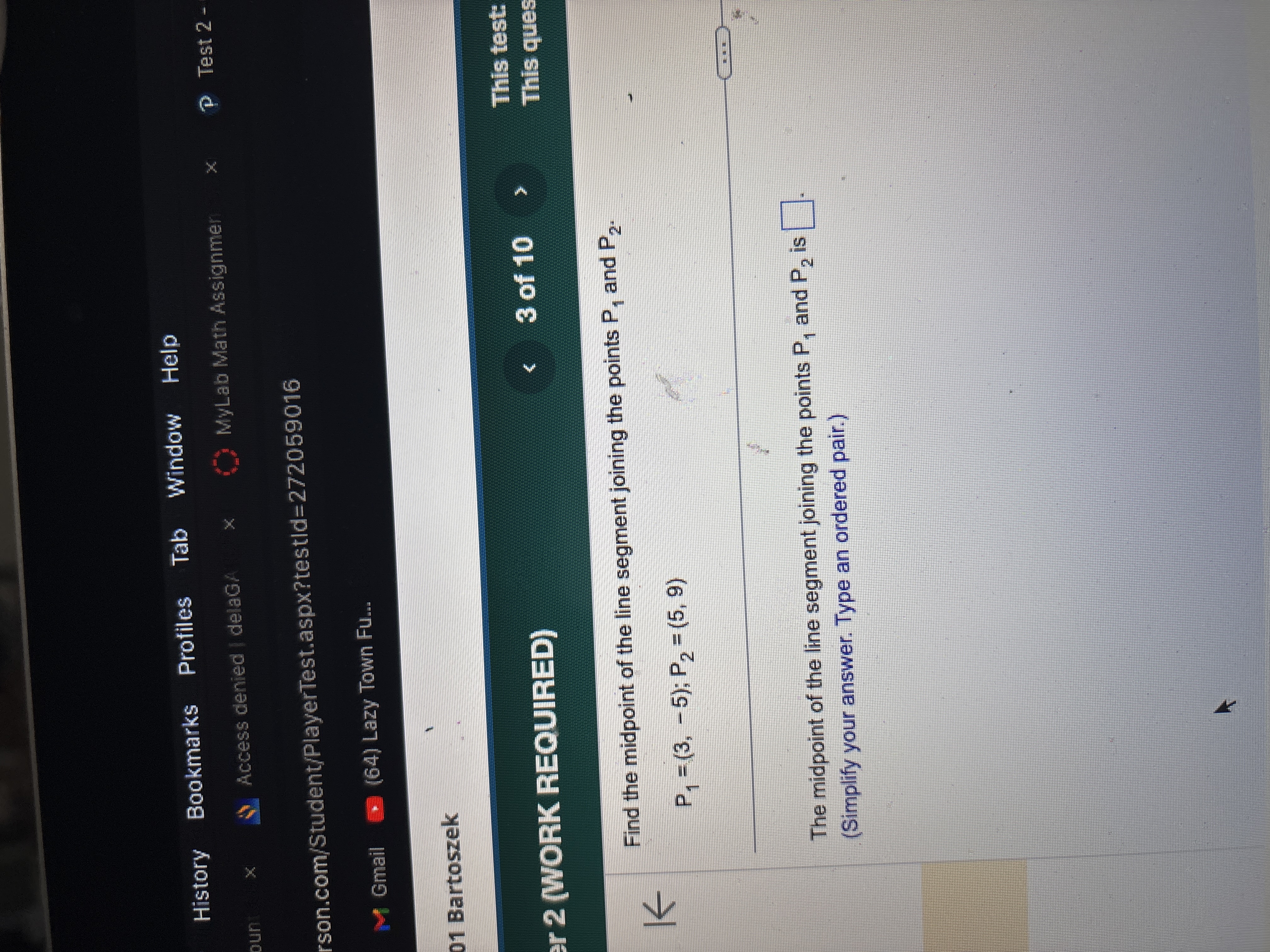 Help History Bookmarks Profiles Tab Window Help