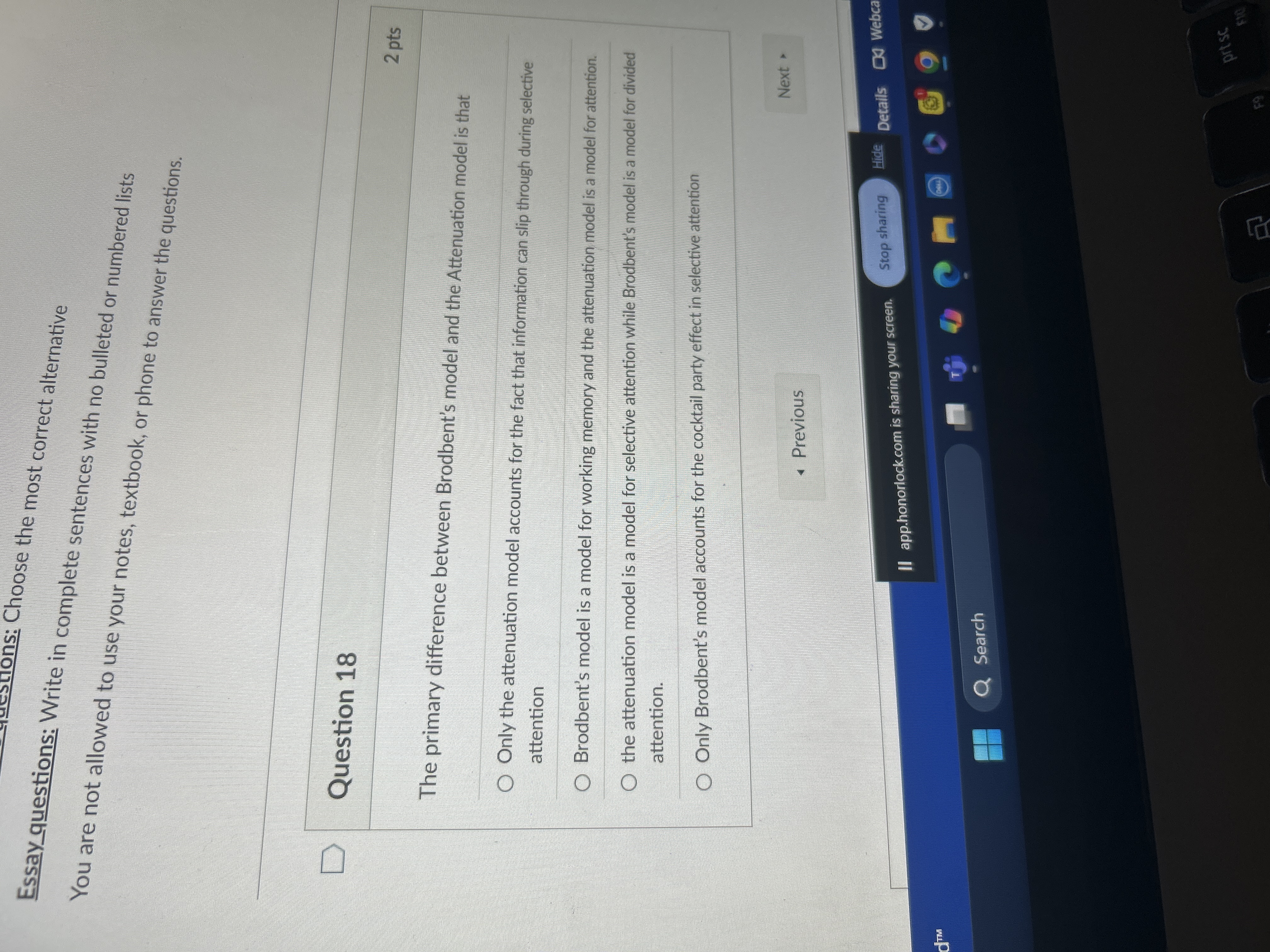Answer "ons: Choose the most correct alternative
