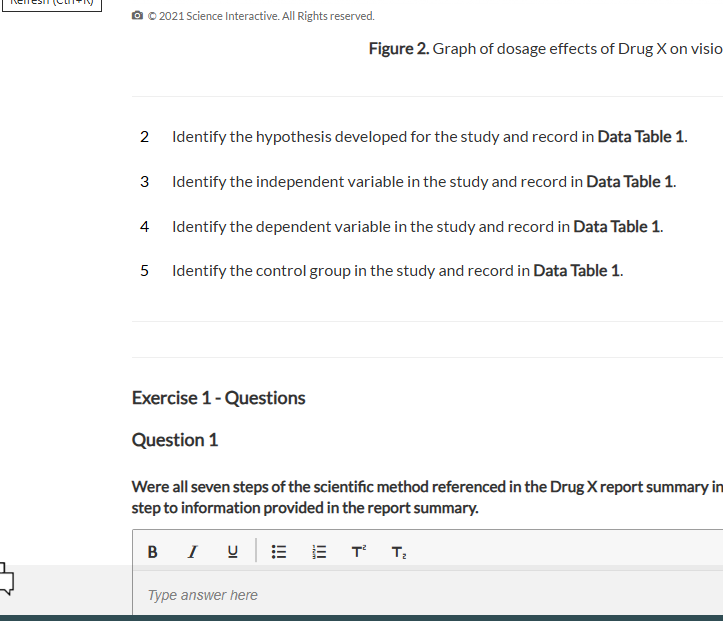 EXPLORATION EXPERIMENTATION EVALUATION Exercise 1