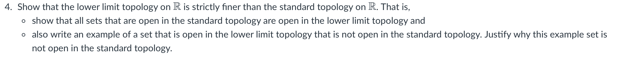 Can you guide me with this? 4. Show that the