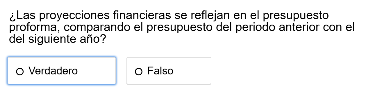 . & Las proyecciones financieras se reflejan en