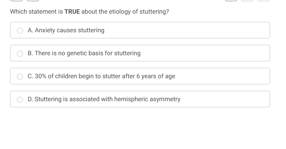 answer question ____- + Which statement is TRUE