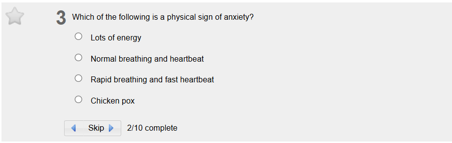 answer 3 Which of the following is a physical