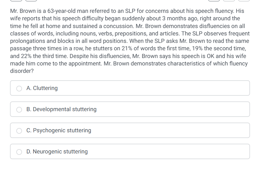 answer question i _" Mr. Brown is a 63-year-old