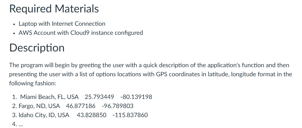 You can find more lat/long GPS locations here: