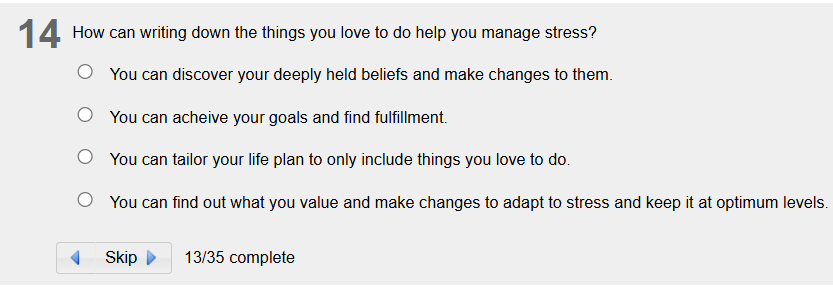 answer 1 4 How can writing down the things you