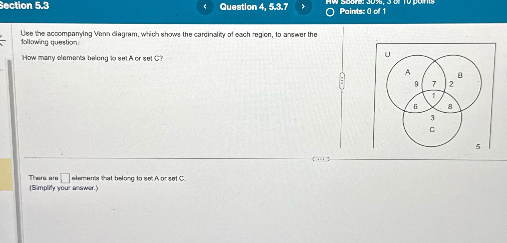 Section 5.3 Question 4, 5.3.7 > HW Score: 3090, 3