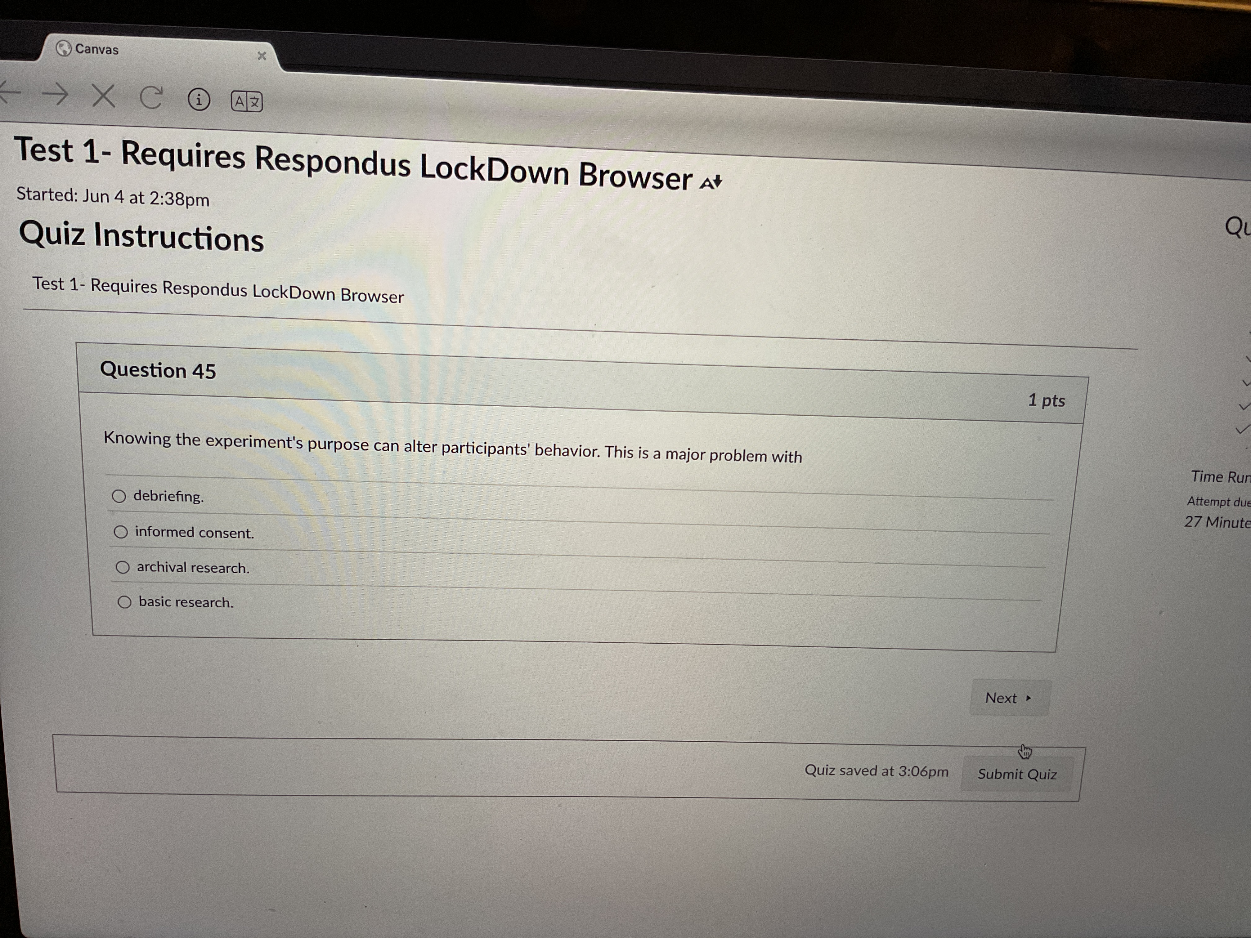 answer Canvas X > X CHAZ Test 1- Requires