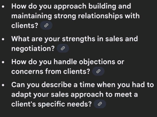 write the questions How do you approach building