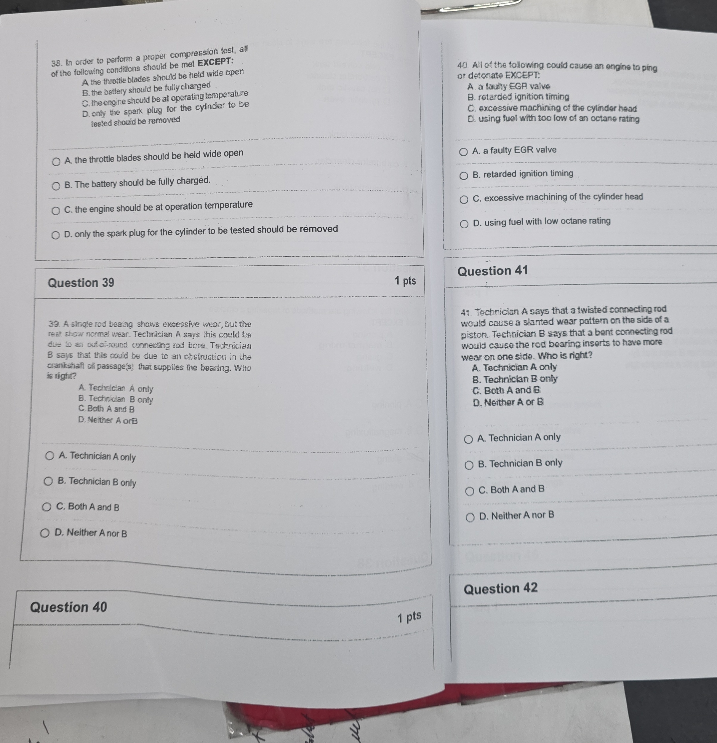 38. In order to perform a proper compression