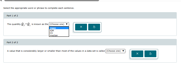 mth Select the appropriate word or phrase to