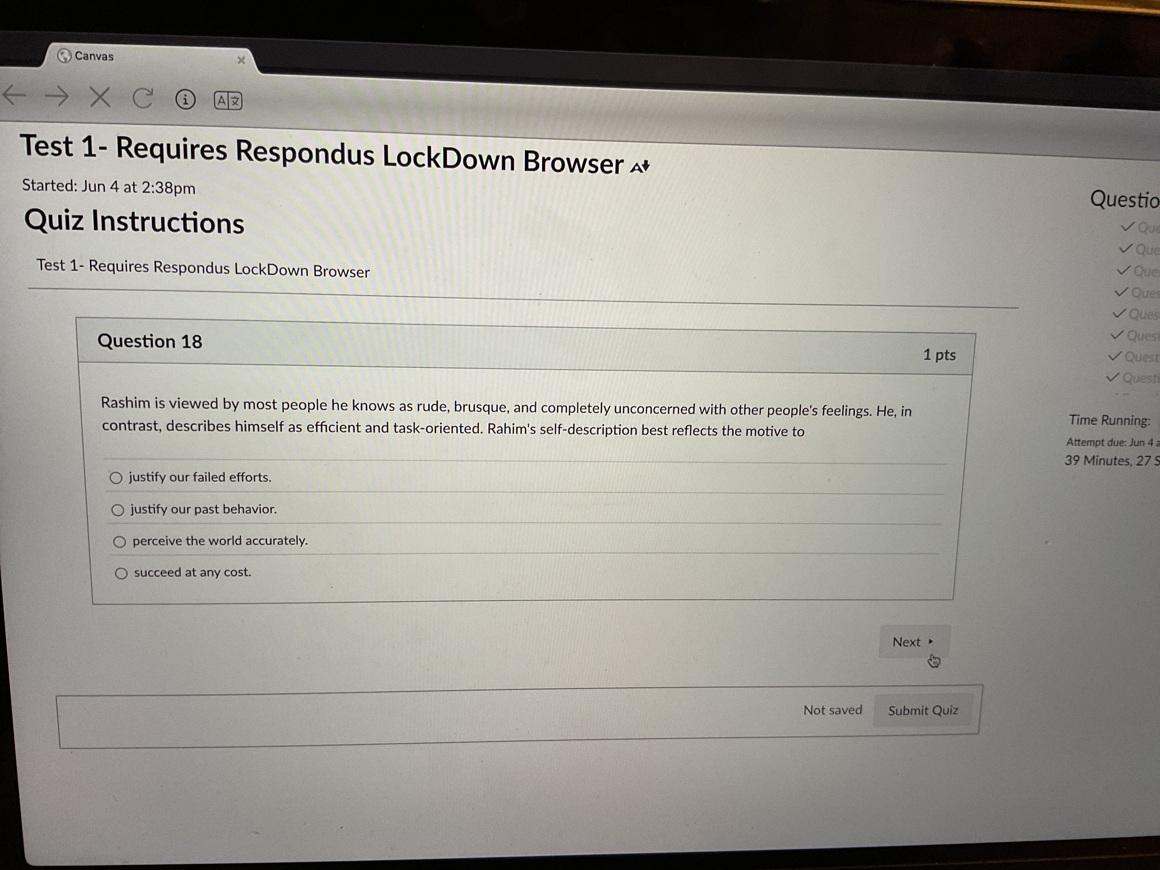 answer Canvas X - X CHAZ Test 1- Requires