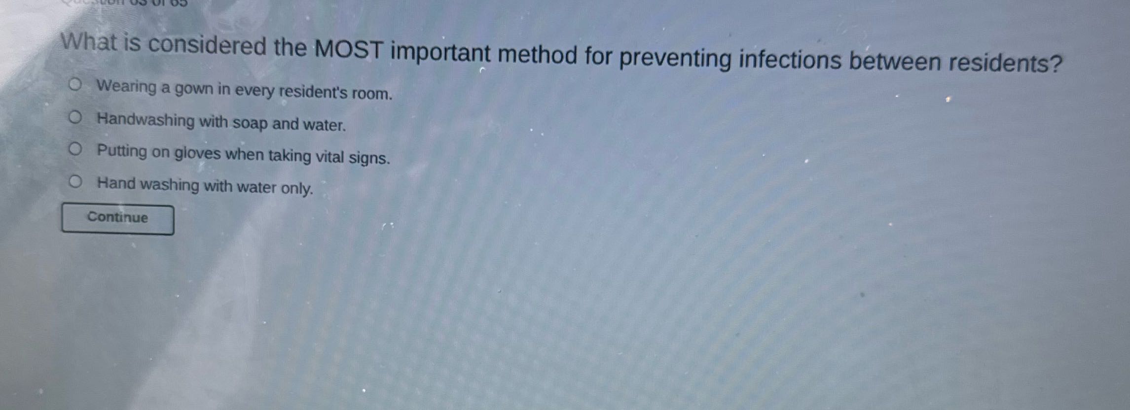 What is considered the MOST important method for