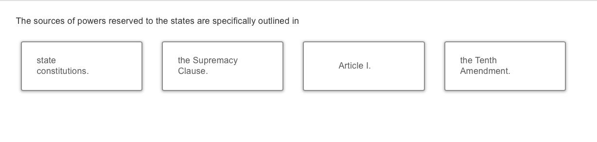 answer The sources of powers reserved to the