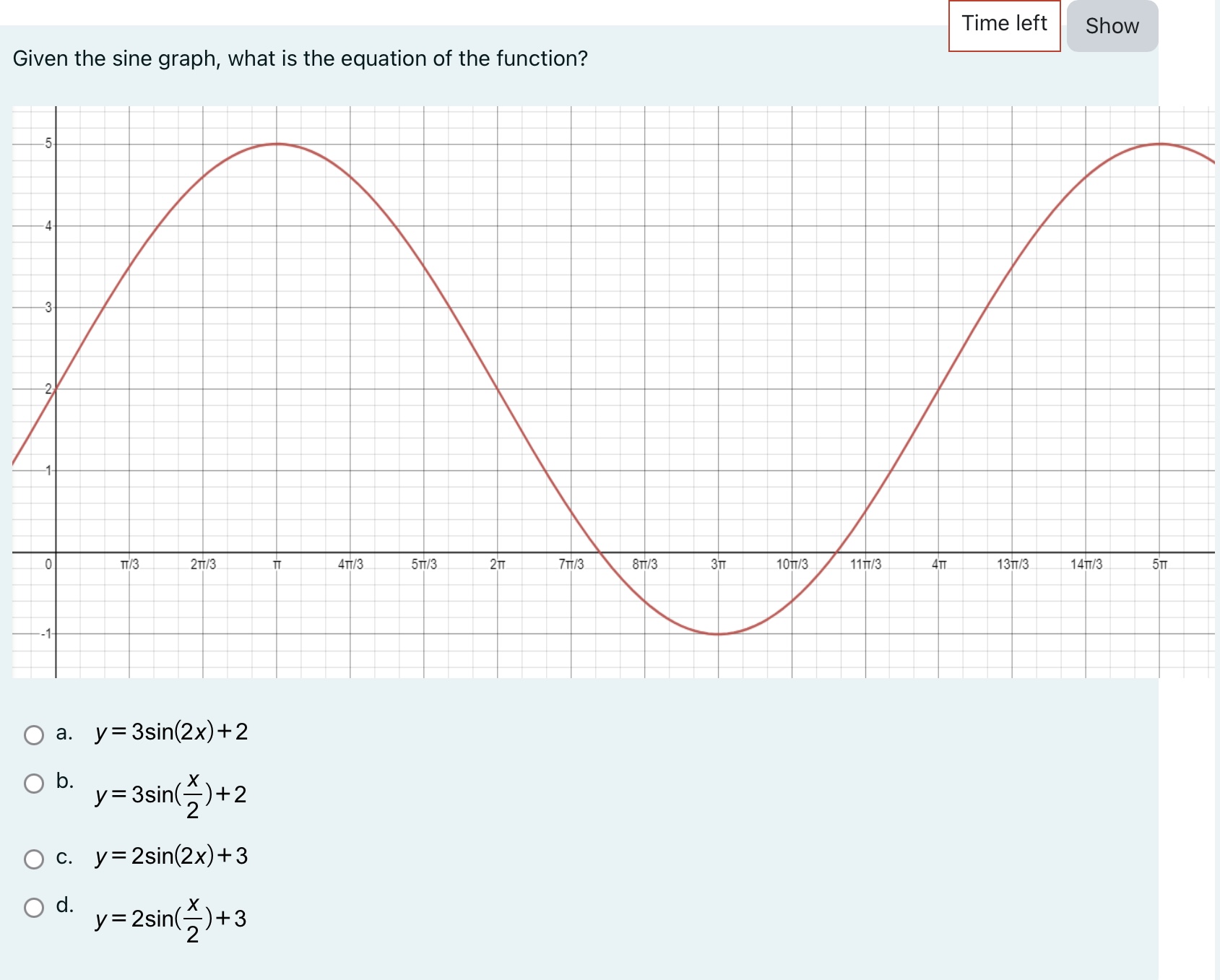 Which expression is equivalent to 2 In 2e? Time