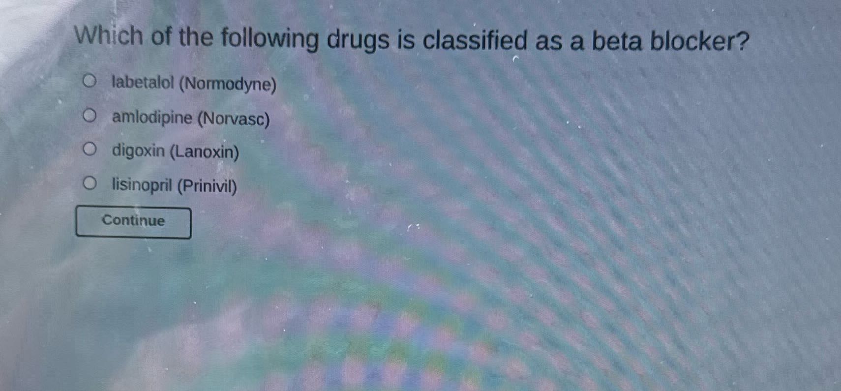 Which of the following drugs is classified as a