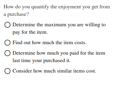 how to solve How do you quantify the enjoyment