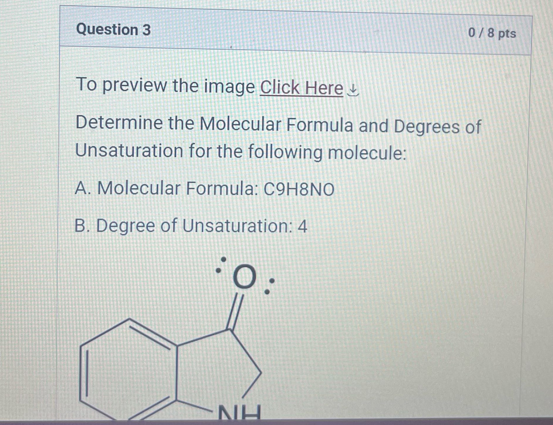  Question 3 0 / 8 pts To preview the image Click