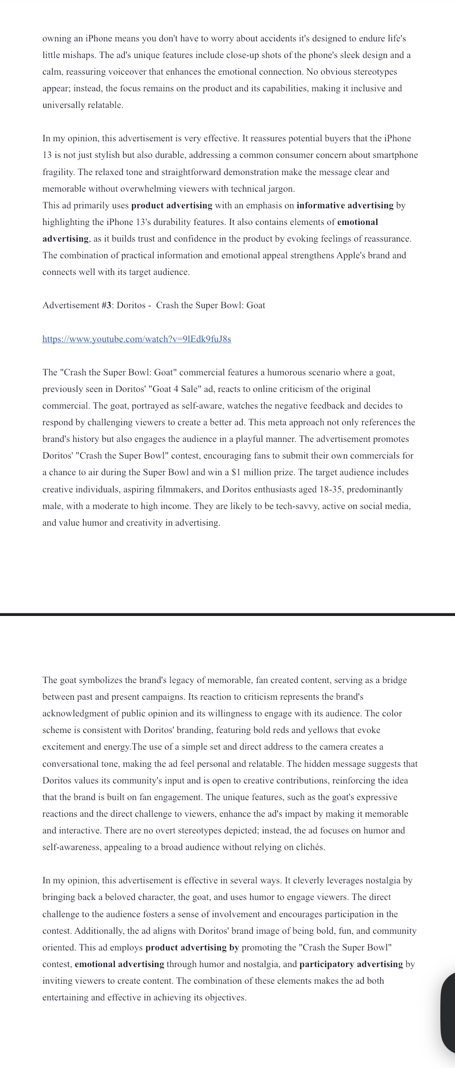 Please make sure this assignment has no AI please