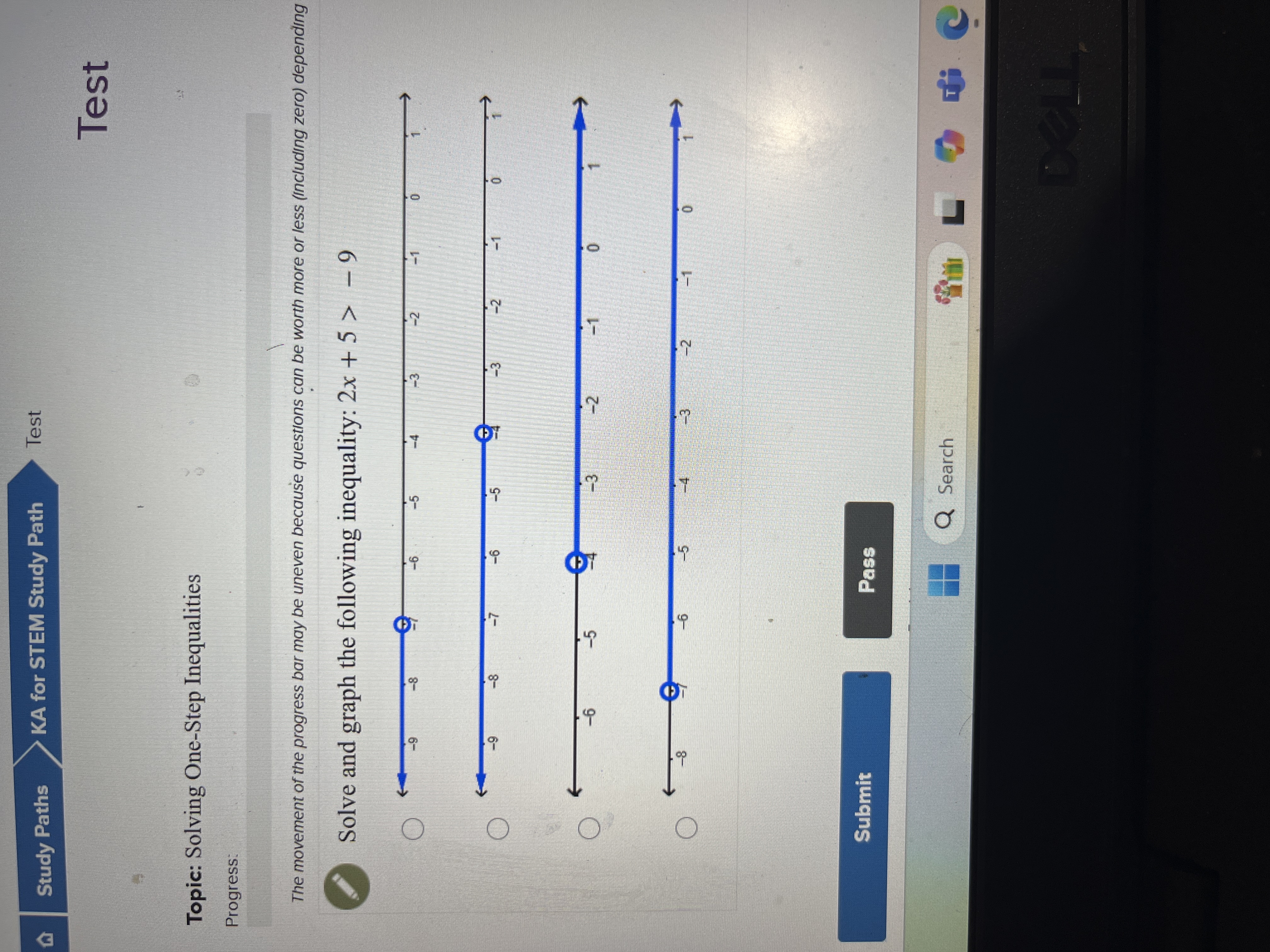 Solve Study Paths KA for STEM Study Path Test