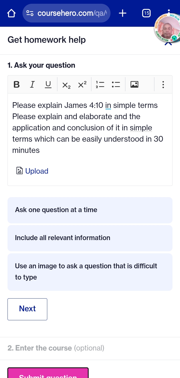 (} 2 coursehero.com/gai + Get homework help 1.