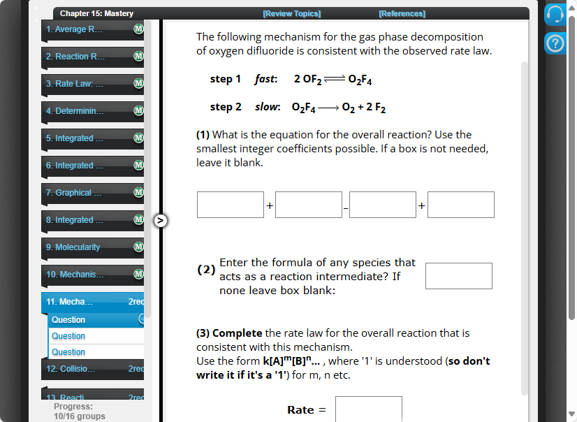 solve Chapter 15: Mastery [Review Topics]