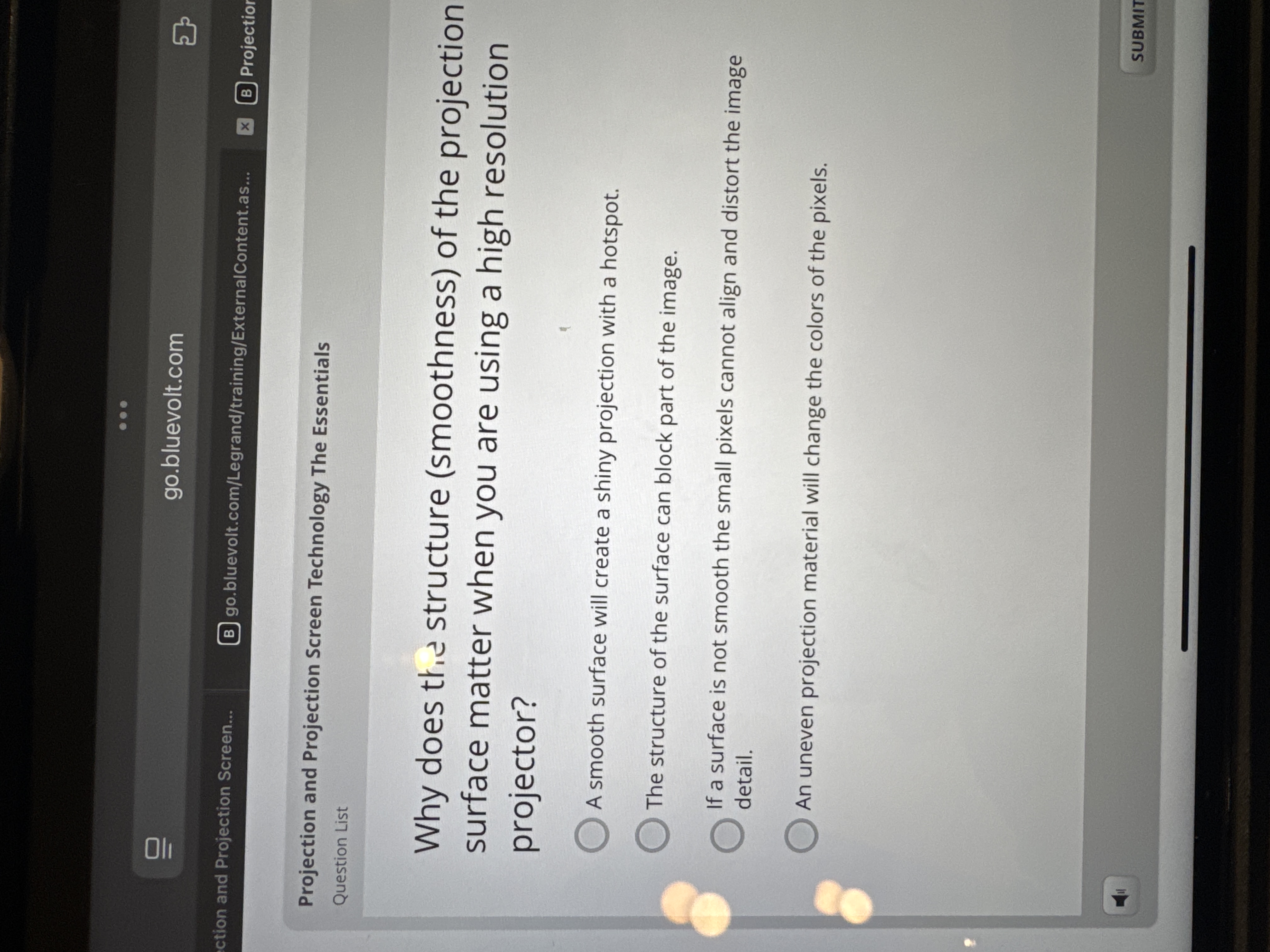 ? . . . go.bluevolt.com ction and Projection