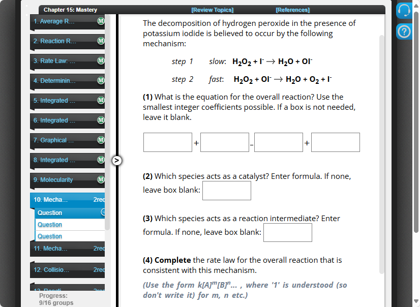 solve Chapter 15: Mastery [Review Topics]