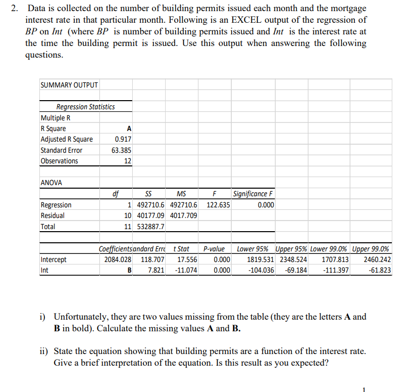 answer the questions 2. Data is collected on the