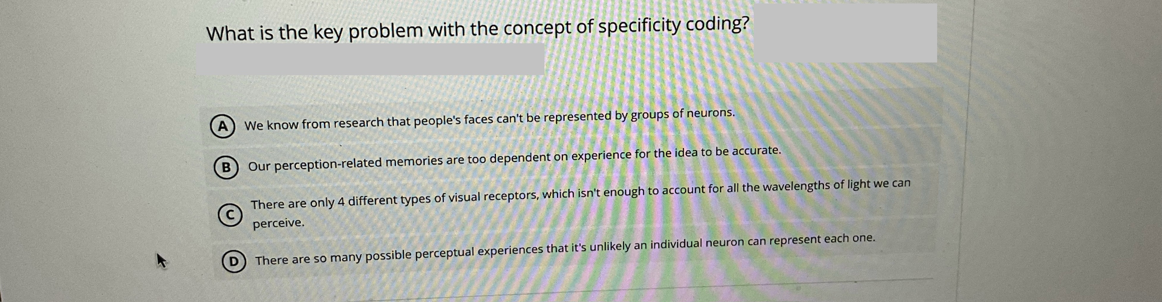 Answer What is the key problem with the concept