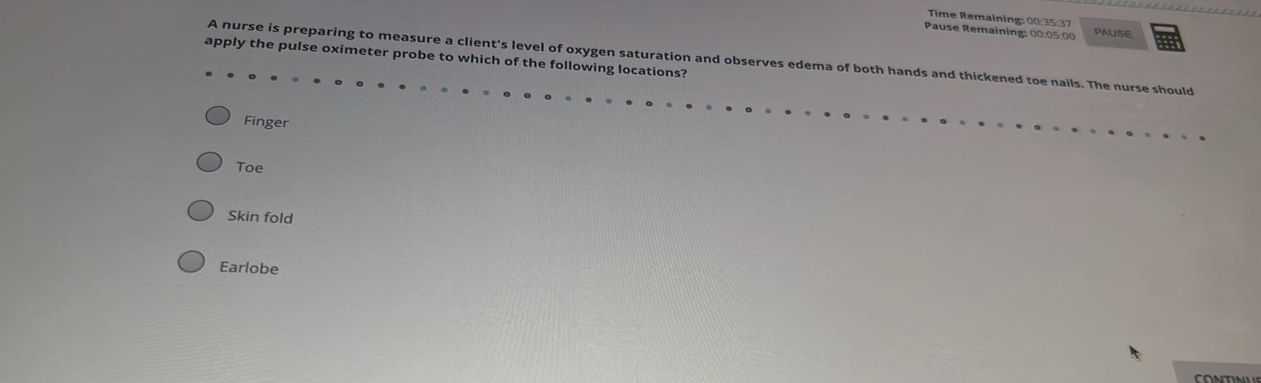 Time Remaining: 00:3537 Pause Remaining: 00:05:00