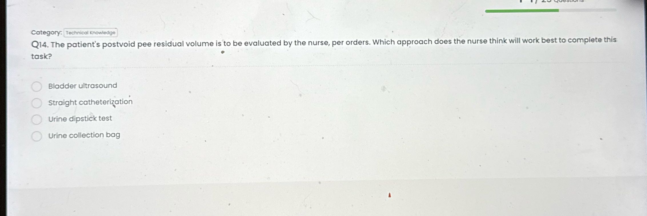 Category: Technical Knowledge Q14. The