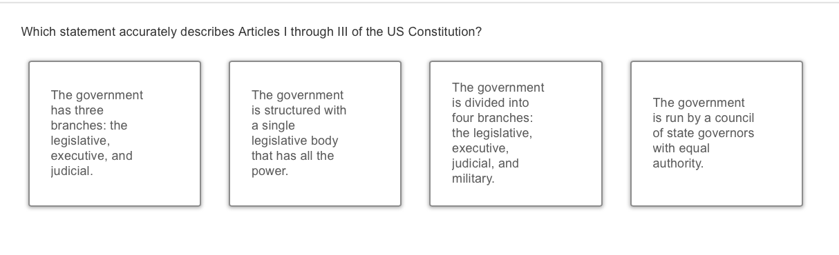 answer Which statement accurately describes