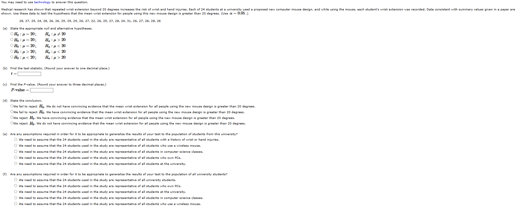 4. You may need to use technology to answer this