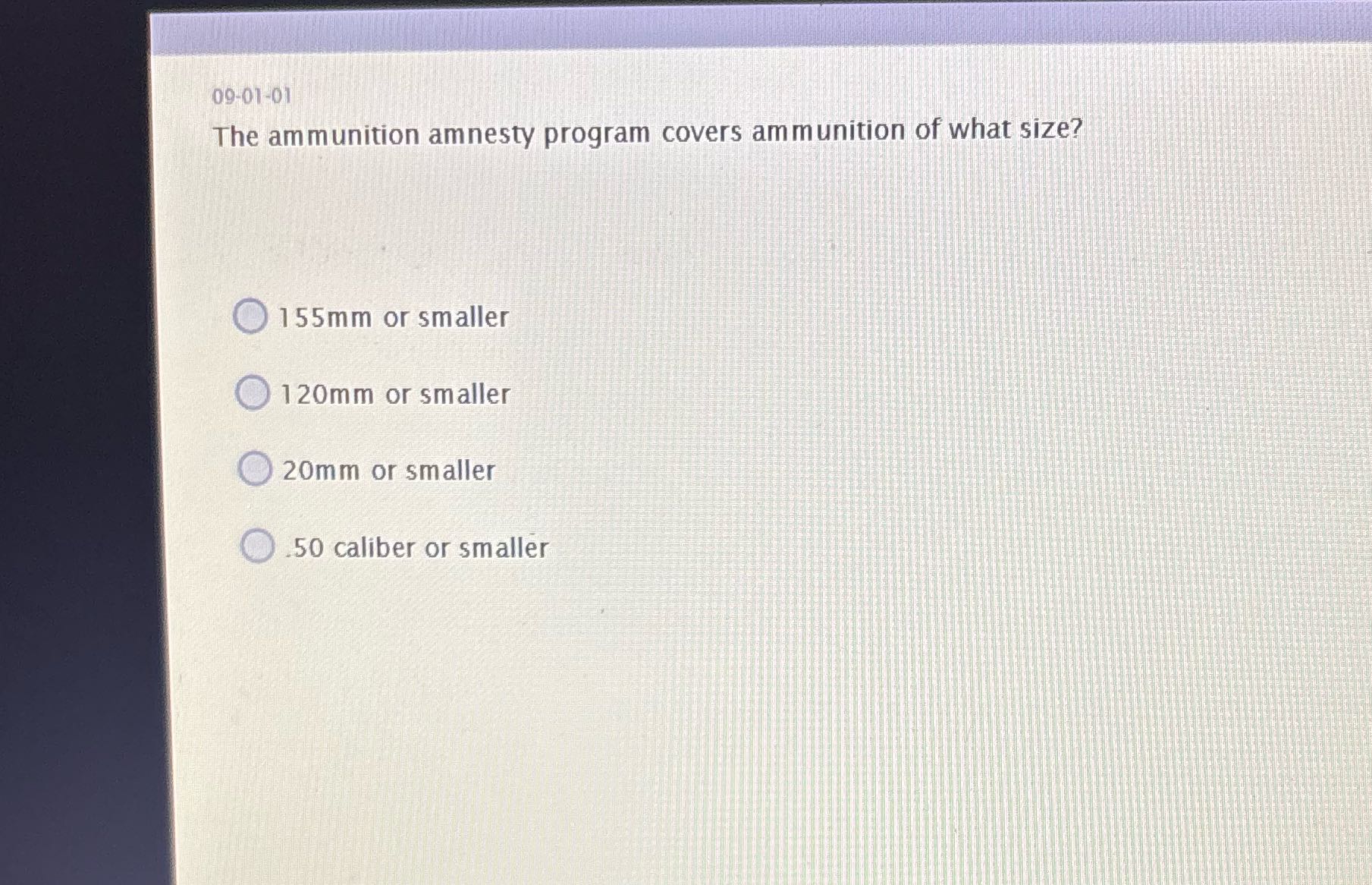 Army ammo handling question The ammunition