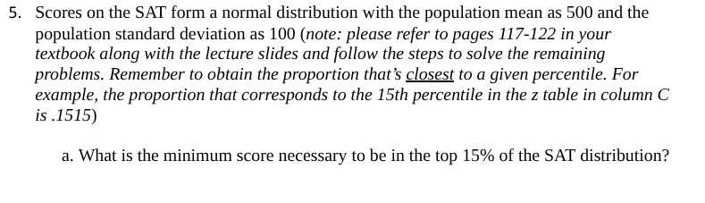 how to find the z score of the 85th percentile