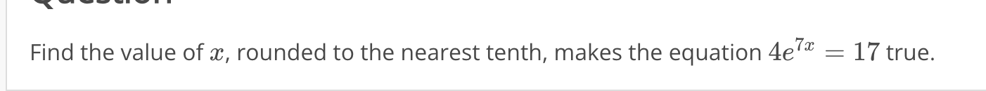 can you tell me the correct answer Find the value