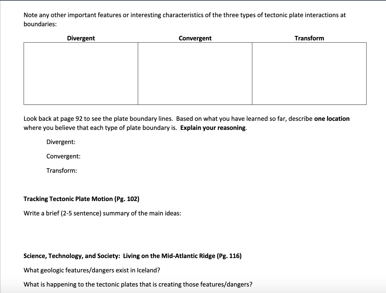 Read the questions carefully and answer them