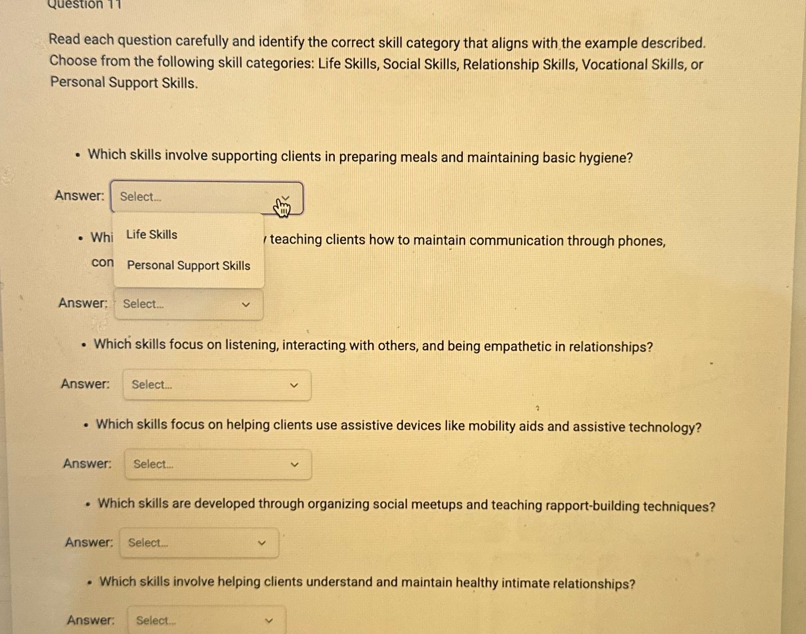 Question 71 Read each question carefully and