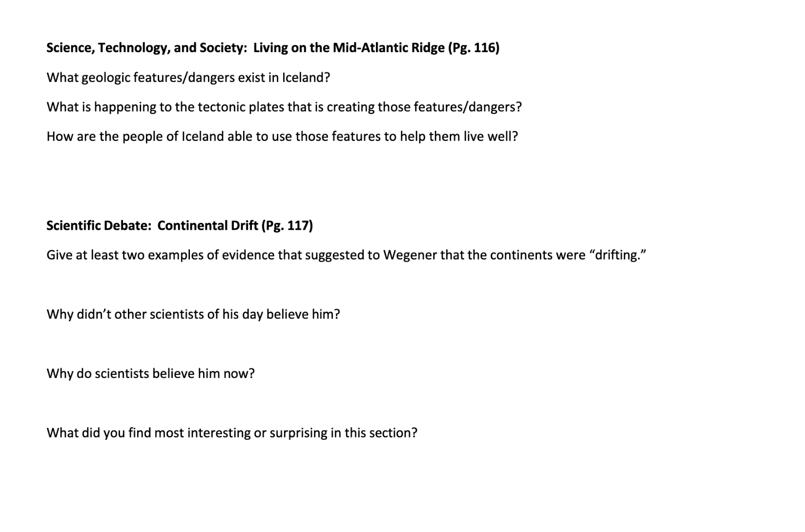 Read the questions carefully and answer them