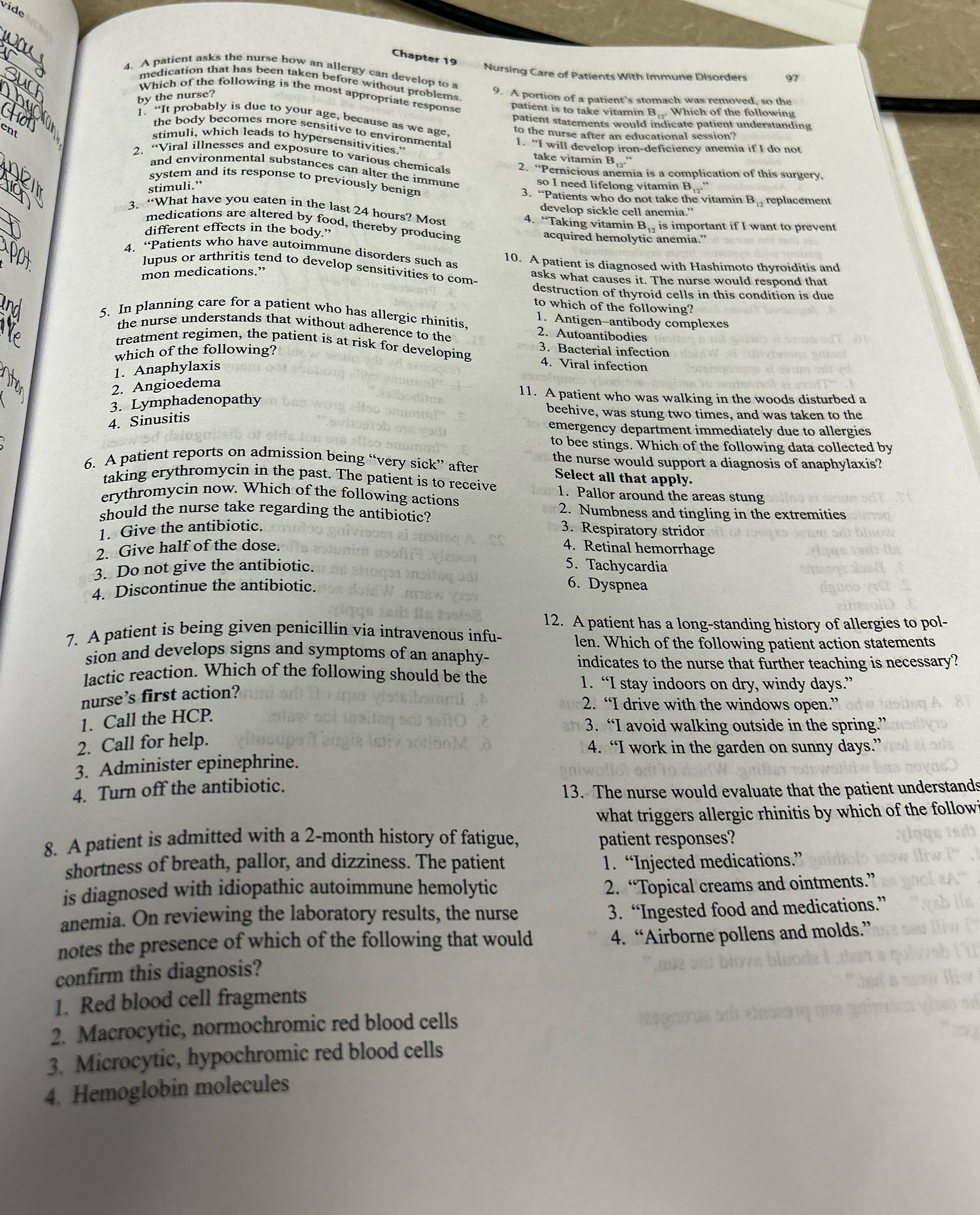 ide was Chapter 19 A patient asks the nurse how