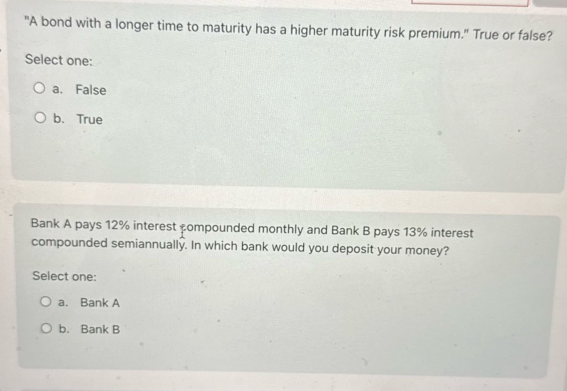 Search answer "A bond with a longer time to