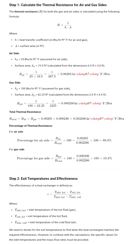 This Applied Heat Transfer problem has not been