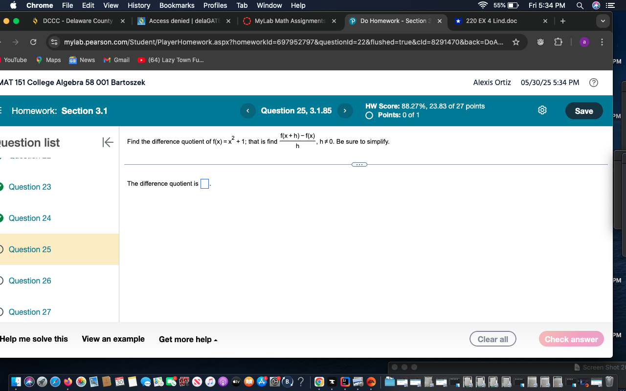 help Chrome File Edit View History Bookmarks