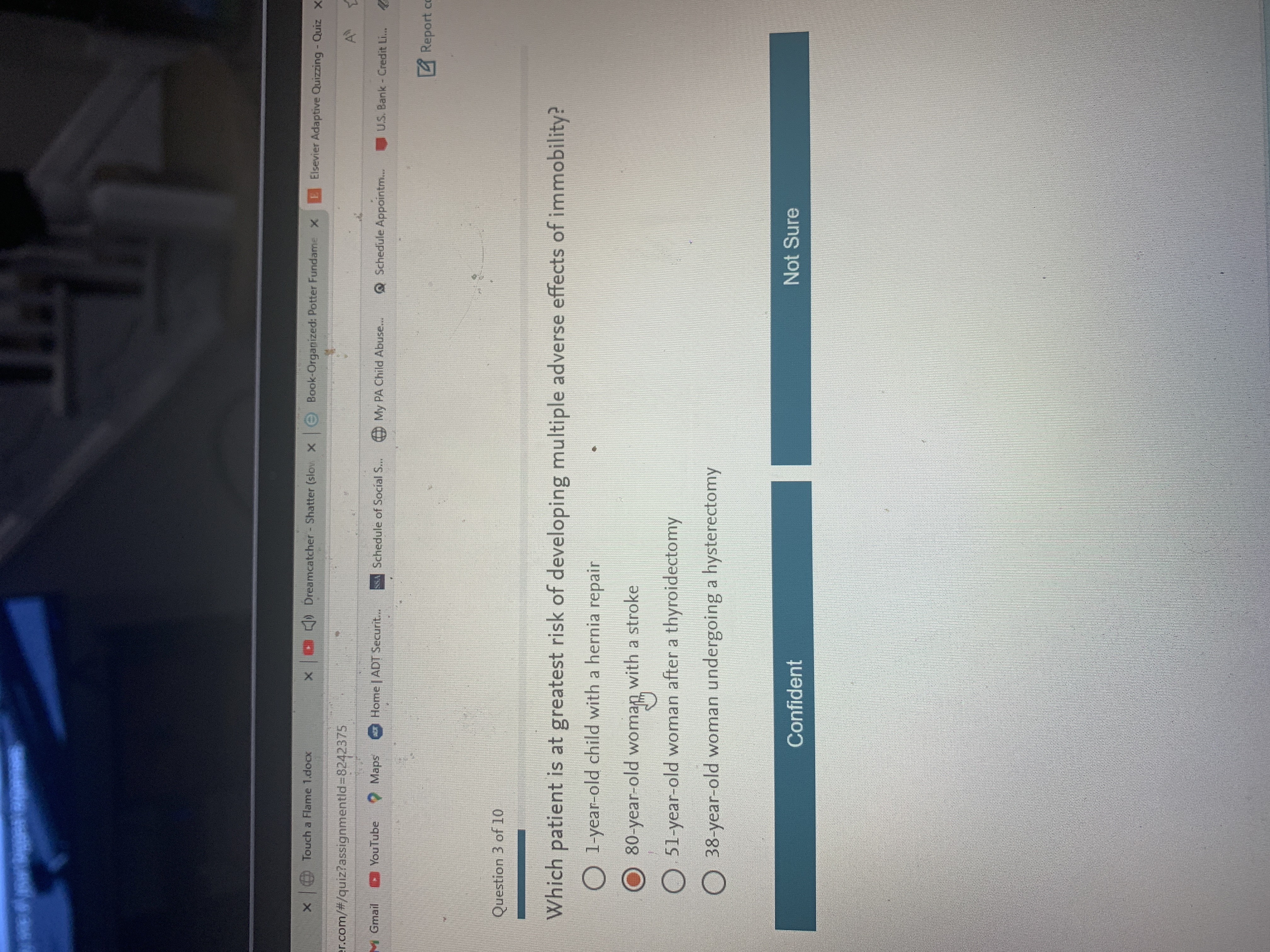 Answer question x | Touch a Flame 1.docx x 1: )