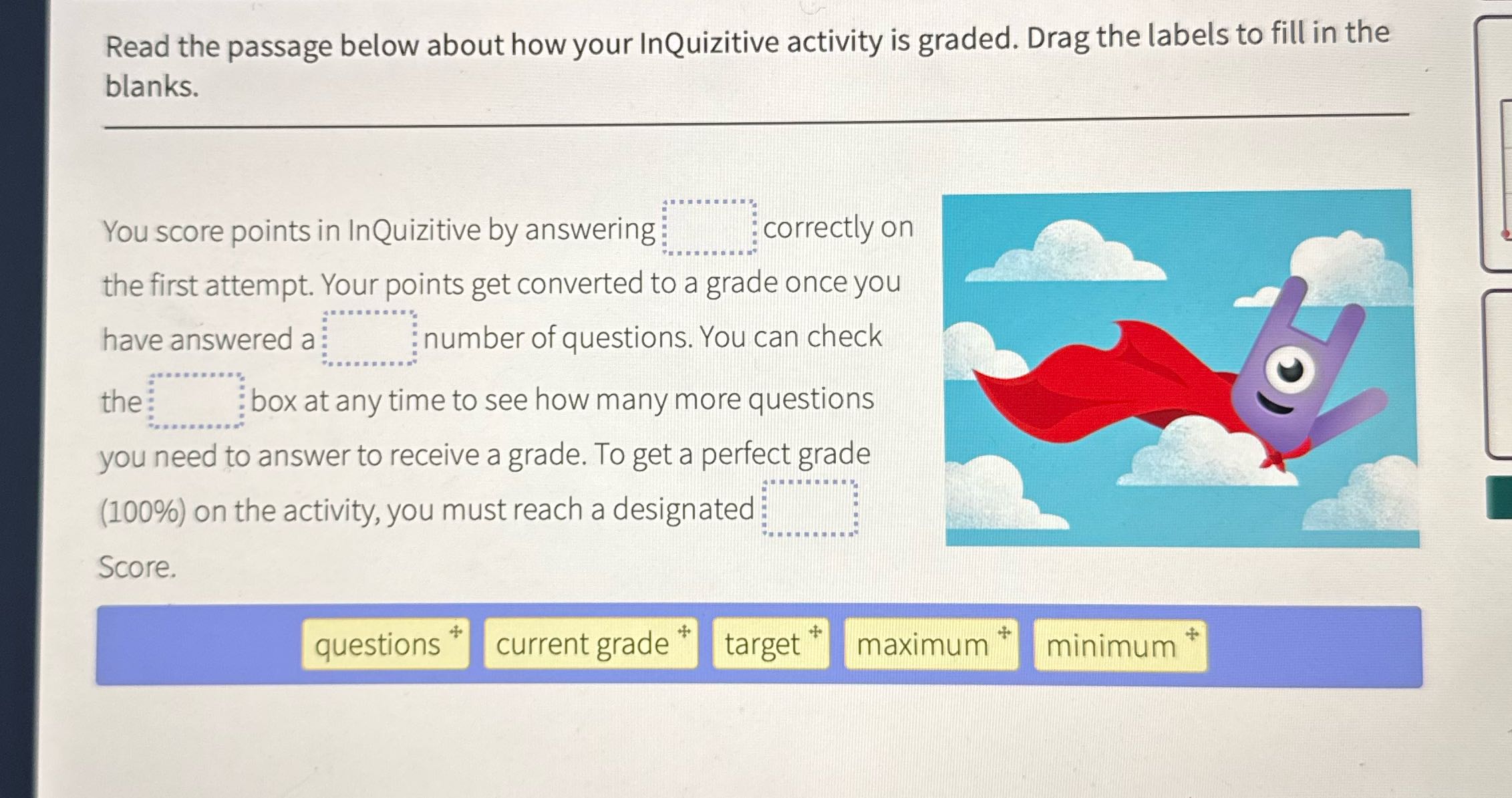 Read the passage below about how your InQuizitive