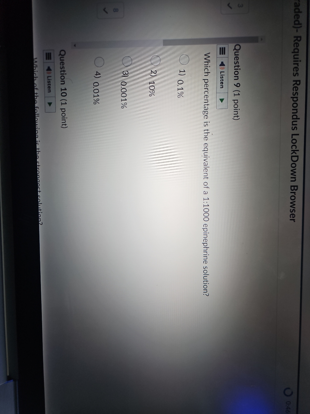 aded)- Requires Respondus LockDown Browser 0:46