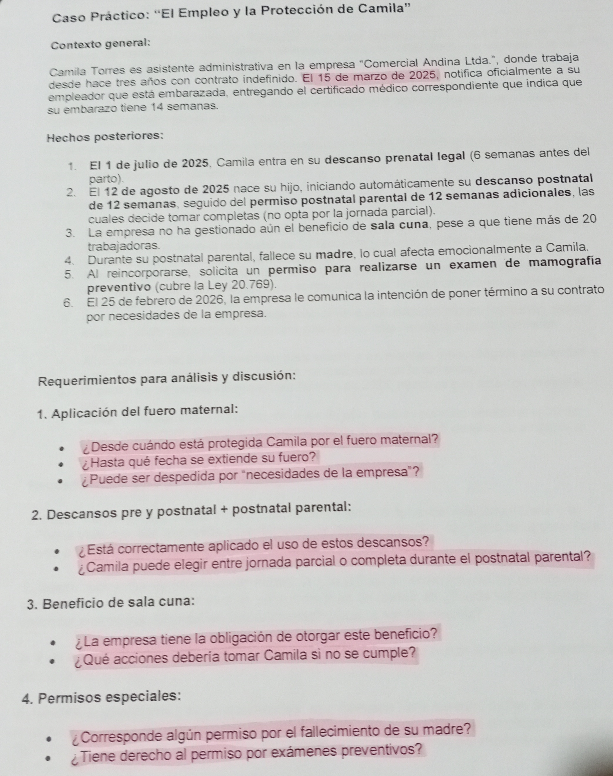 Resolver ejercicios y responder preguntas